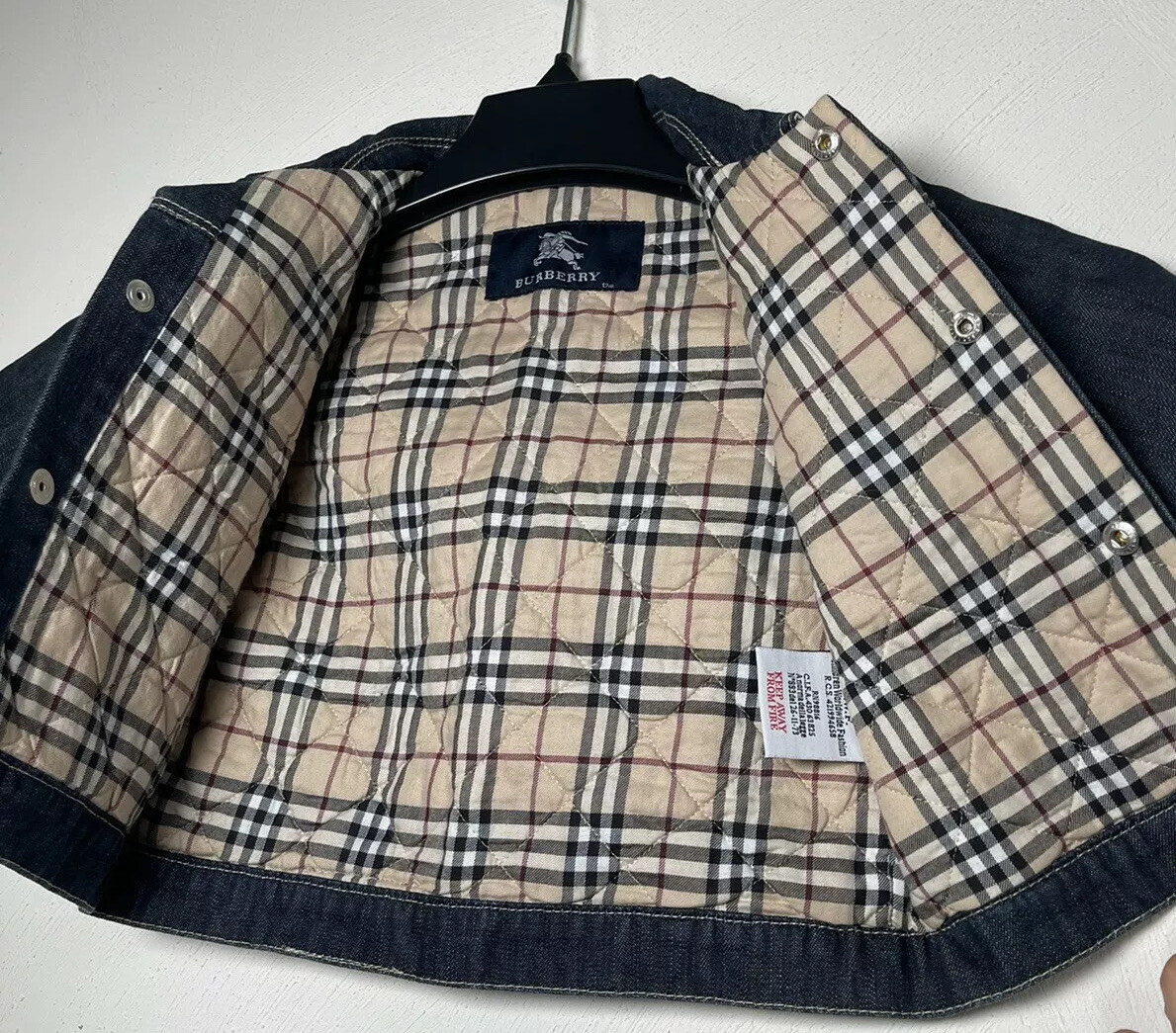 Burberry denim jacket kids 12 months | eBay
