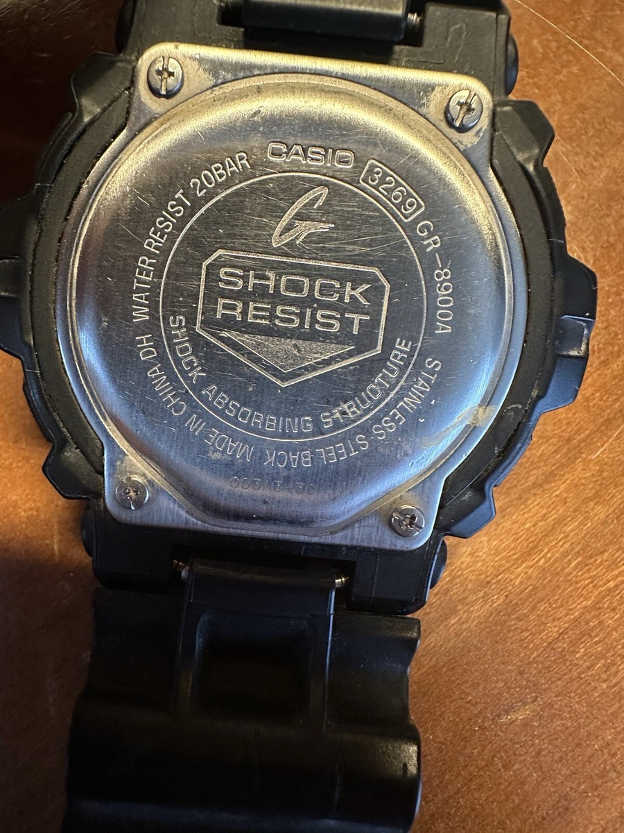 Casio G-Shock GR-8900A-1E 3269 Tough Solar Powered Reverse Black