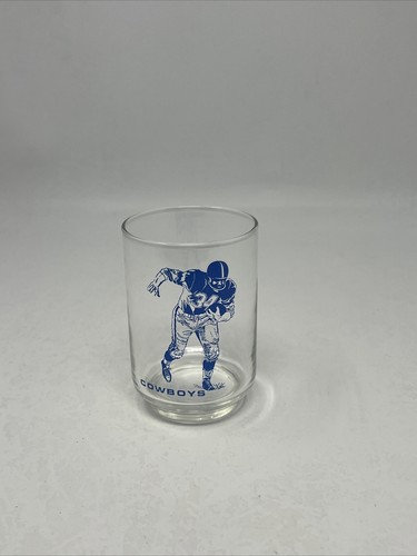 1960’s Dallas Cowboys NFL Football Team Vintage Super Rare Bar Glass Beer Cup - Picture 3 of 8