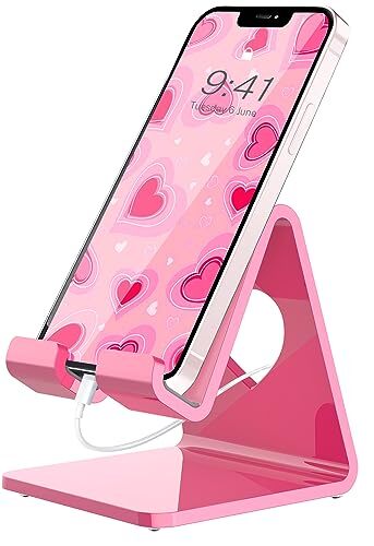 Acrylic Cell Phone Stand, Portable Phone Holder Phone Stand for