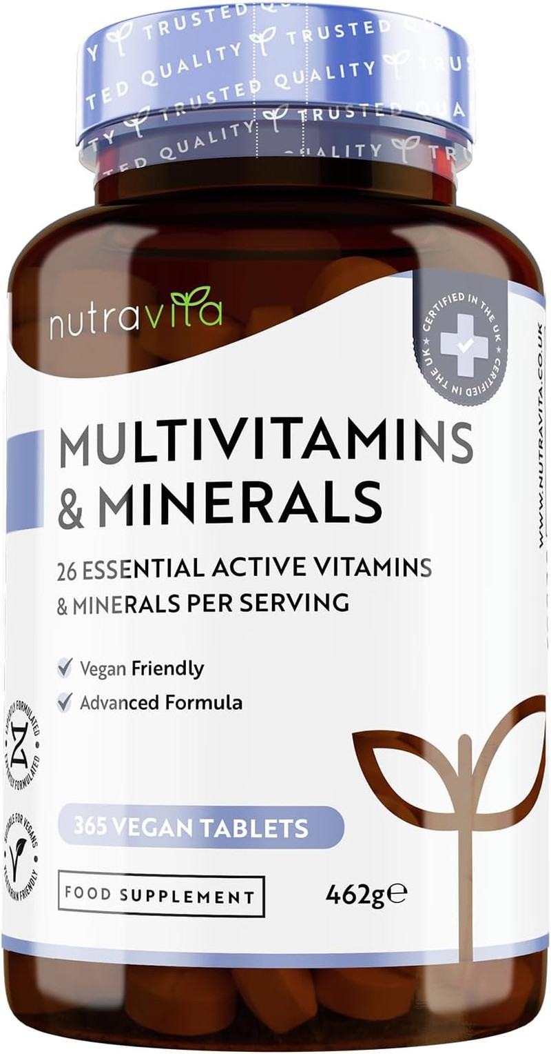 Multivitaminico E Minerali - 365 Compresse Vegane (Fornitura Di 1 Anno) Con 26 V