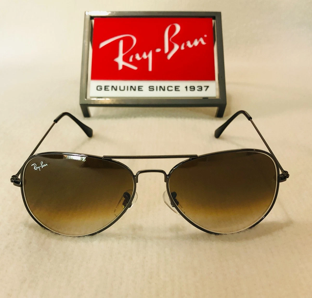 indendørs Omsorg Løfte Ray Ban Aviator Sunglasses Gradient Brown Lenses With Black Frame RB3025 58mm | eBay indendørs Omsorg Løfte Ray Ban Aviator Sunglasses Gradient Brown Lenses With Black Frame RB3025 58mm | eBay