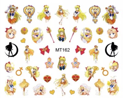 Sailor Moon Nail Art Water Decals Sailormoon nail Decals ...