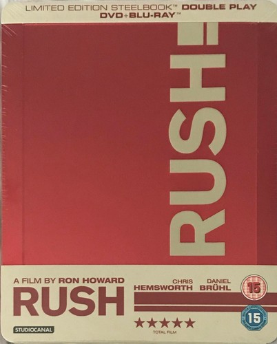 Rush (Blu-ray + DVD) - UK Exclusive Steelbook Neu & Versiegelt