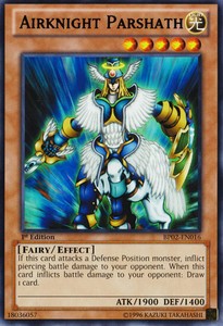 Airknight Parshath - BP02-EN016 - Rare - 1st Edition x3 - Near Mint