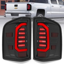 Drl Led Tail Lights For Silverado 07-13 1500 2500 3500 Tube Rear Brake Smoked Drl Led Tail Lights For Silverado 07-13 1500 2500 3500 Tube Rear Brake Smoked