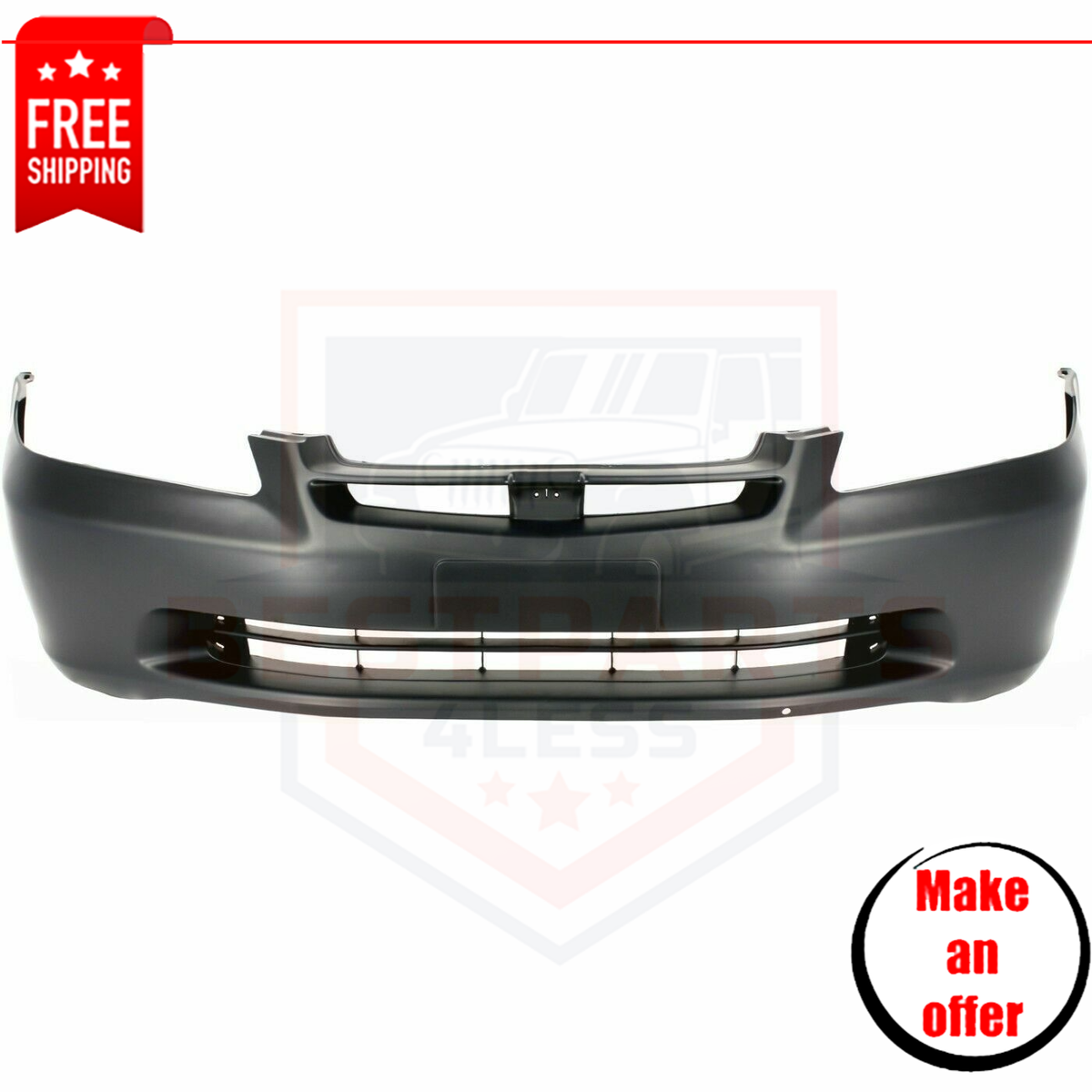 NEW Front Primed Bumper Cover 04711S84A90ZZ for 1998-2000 Honda