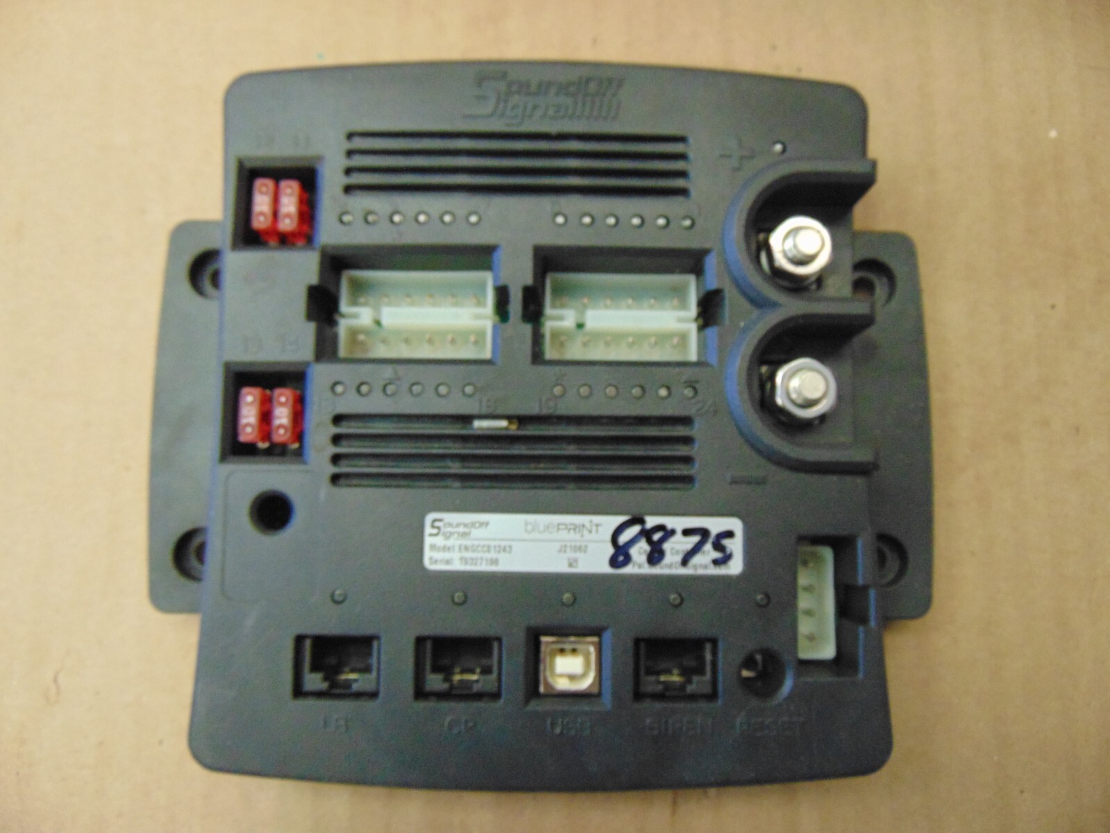 SOUND OFF SOUNDOFF SIGNAL BLUEPRINT MODEL ENGC01243 CENTRAL CONTROLLER #8875
