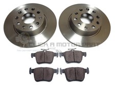 Rear 2 Brake Discs And Pads For Skoda Karoq 1.0 1.5 1.6 2.0 TSi TDi 2017-2020 