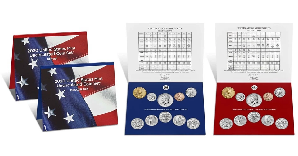 2020 Annual P and D Uncirculated Coin Set - Original Limited US Mint Set - Image 3 of 3