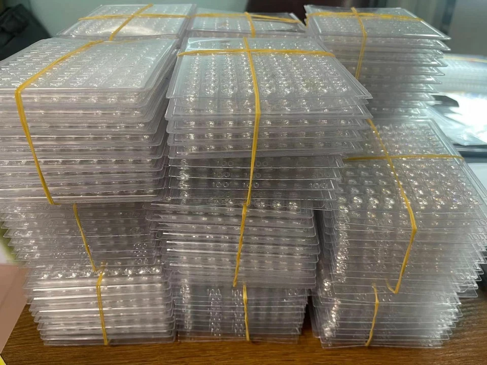 3 Carat Loose Moissanite White D Color Tri 9mm VVS Certificate Trillion 9x9mm - Image 3 of 4