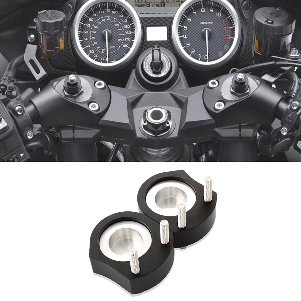 CNC Handlebar Riser Bar Risers Spacer Kit For KAWASAKI ZX-14R