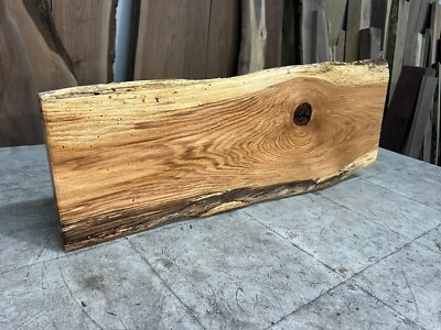 Live Edge Oak Wood Slab / Rustic Oak / Kiln Dried Oak Shelf Wood / Figured Oak