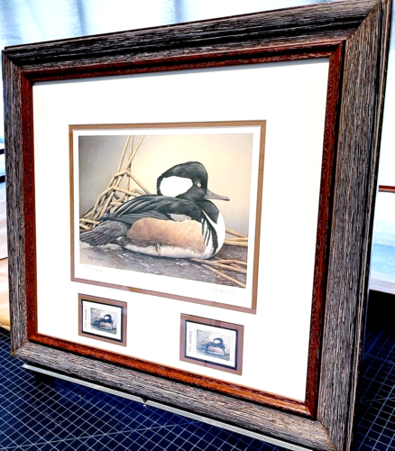Sherrie Russell Meline 2000 Texas Waterfowl Duck Stamp Print W Stamp - New Frame
