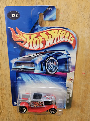 Hot Wheels Hooligan, Red; 2004 Tat Rods Series 5/5 #122