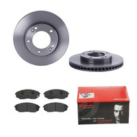 Brembo Bremsscheiben Ø302MM + BremsbelÄGe Vorne FÜR KIA Sorento I KIA