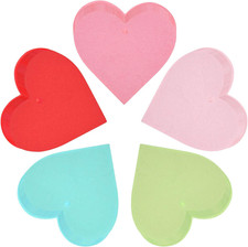 250Pcs Heart Shape Paper Valentine Heart Confetti Blank Paper Tags Heart Cutouts