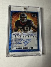 2024 Topps Resurgence - Arc Flash Auto🔥Demeco Ryans🔥Blue #77/99 Texans!