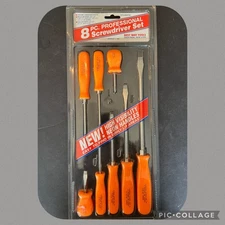 Best Way Tools 8 pc Professional Screwdriver Set Stk#63720 - New