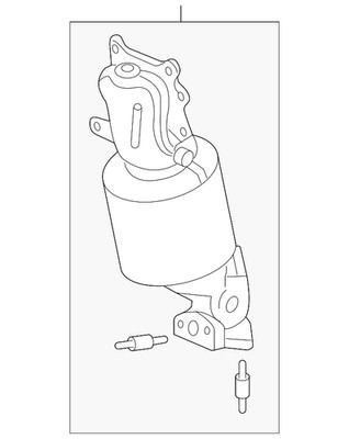 Genuine Acura Converter Rear Primary 18290-R70-A10