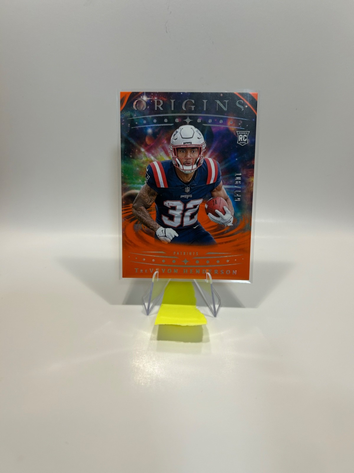 2025 Panini Origins Football TREVEYON HENDERSON Rookie RC #105 Orange /149