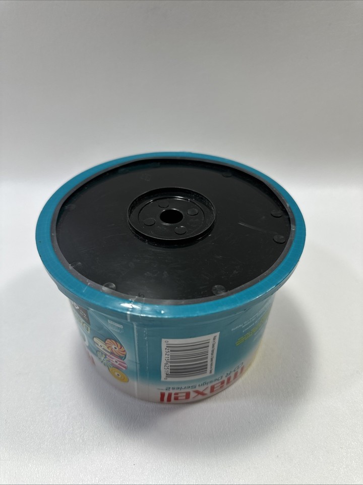 NEW 50 Pack Maxell Color CD-R 700MB, 48x-80 Min. Recordable Disc Or FUN ...