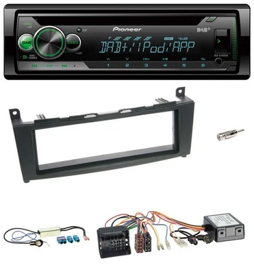 Pioneer USB MP3 DAB CAN-Bus CD Autoradio für Mercedes C 204 2007-2011 schwarz - Bild 1 von 4
