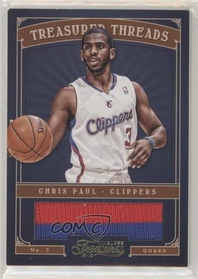 2012-13 Panini Timeless Treasures Treasured Threads Prime 3/5 Chris Paul #19 7y2