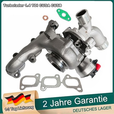 Turbo Für Audi A1 VW Polo Seat Ibiza Skoda Fabia 1.4 TDI CUSA CUSB 04B253019FX