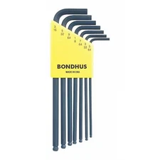 Bondhus 10945 7 Piece Sae L-Shape Hex Key Set, 10945