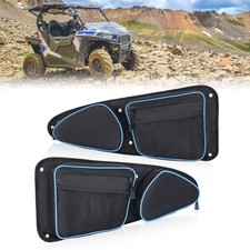 ITHWIU Side Door Bags 2pcs Compatible with RZR, UTV Front Door with Knee Pad,...
