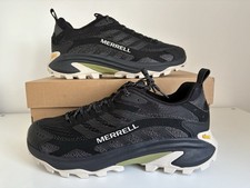 Image of Merrell Moab Speed 2 J037525 Sneakers Men Black White Lace Up Trail Hiking Shoes