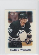 1988-89 O-Pee-Chee NHL Stars Mini Etoiles Stars Carey Wilson #45 8tn