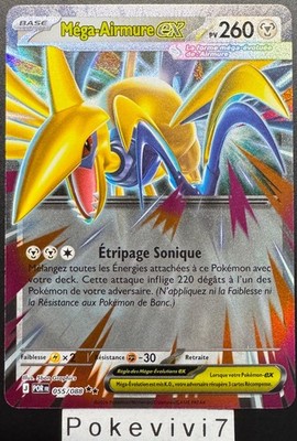Pokemon Karte MEGA-AIRMURE 055/088 EX ME03 Perfect Balance FÜR FR NEU