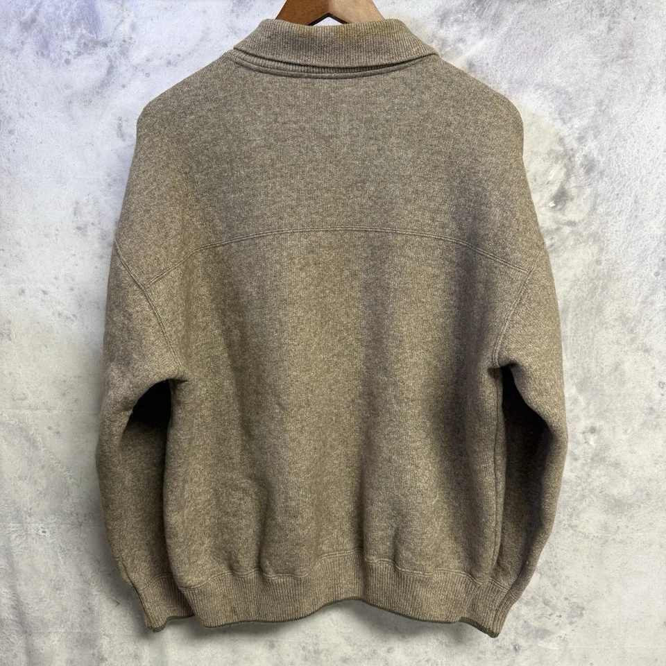 Suéter Vintage Años 70 GUCCI Lana Lana Cuello Marrón Raro Talla M 25x25 Foto 2 de 4