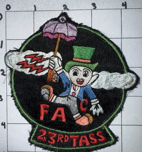 Vietnam War 23rd Tactical Air Support Squadron (TASS) FAC Pilot Worn Patch (22