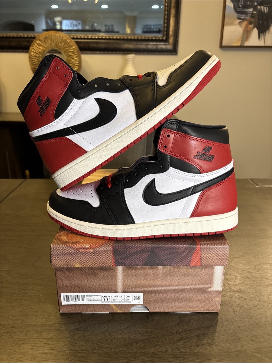 AIR JORDAN 1 HIGH OG BLACK TOE REIMAGINED DZ5485 106 SZ 11.5  display picture 3