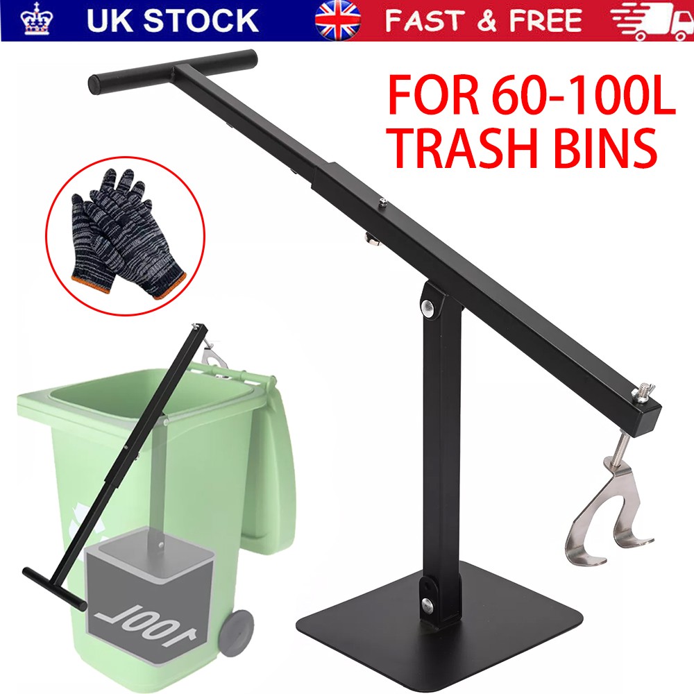 Wheelie Bin Compactor,Foldable,Rubbish Trash Recycling Bin For 60-100L Trash Bin