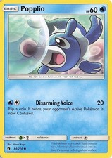 ✨Popplio (64) 64/214 - Normal - SM - Lost Thunder - NM
