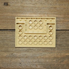 LEGO Indiana Jones 7623 Tan Slope 6x8 Spiders and Vines Pattern 4515pb022