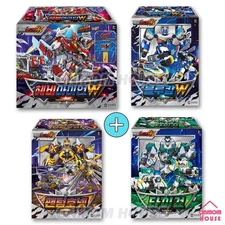 Metal Cardbot W 4 Robots Set HeavyIron W Tigun Phantom Hornet Bluecop W