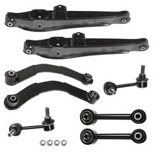 Partra For 07-12 Dodge Jeep Suspension Control Lateral Toe Arms Sway Bars Kit 8x