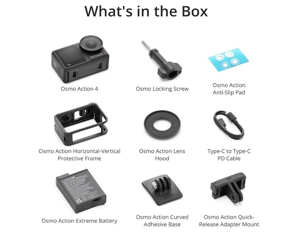 DJI Osmo Action 4  standard combo action camera 4K  - Image 3 of 4