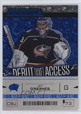 2023 Upper Deck Credentials Debut Ticket Access Blue /149 Jet Greaves #117 4jq