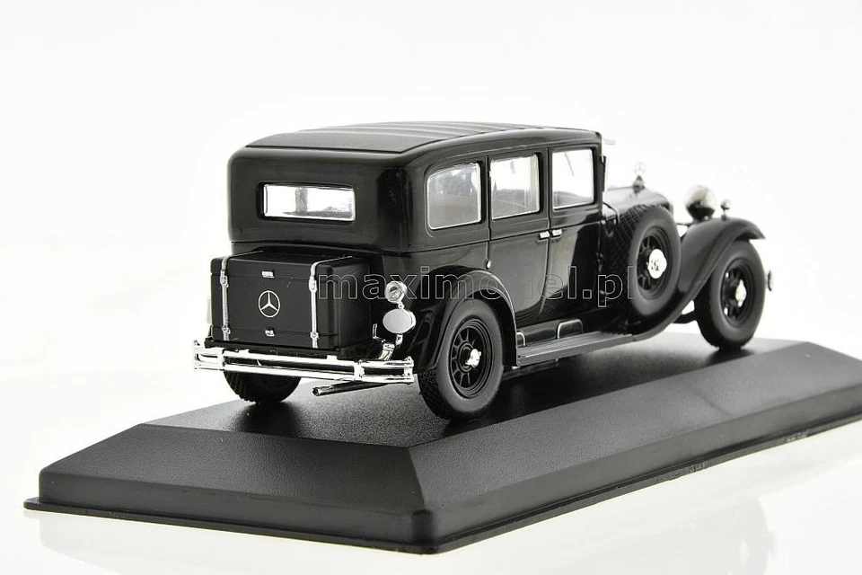 MERCEDES Benz Typ Nurburg 460 (W08) Black 1929 1/43 WhiteBox WB296 - Immagine 3 di 4