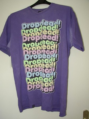 T SHIRT '' ICONIC '' DROP DEAD CLOTHING PURPLE Gr. XL ORIGINAL