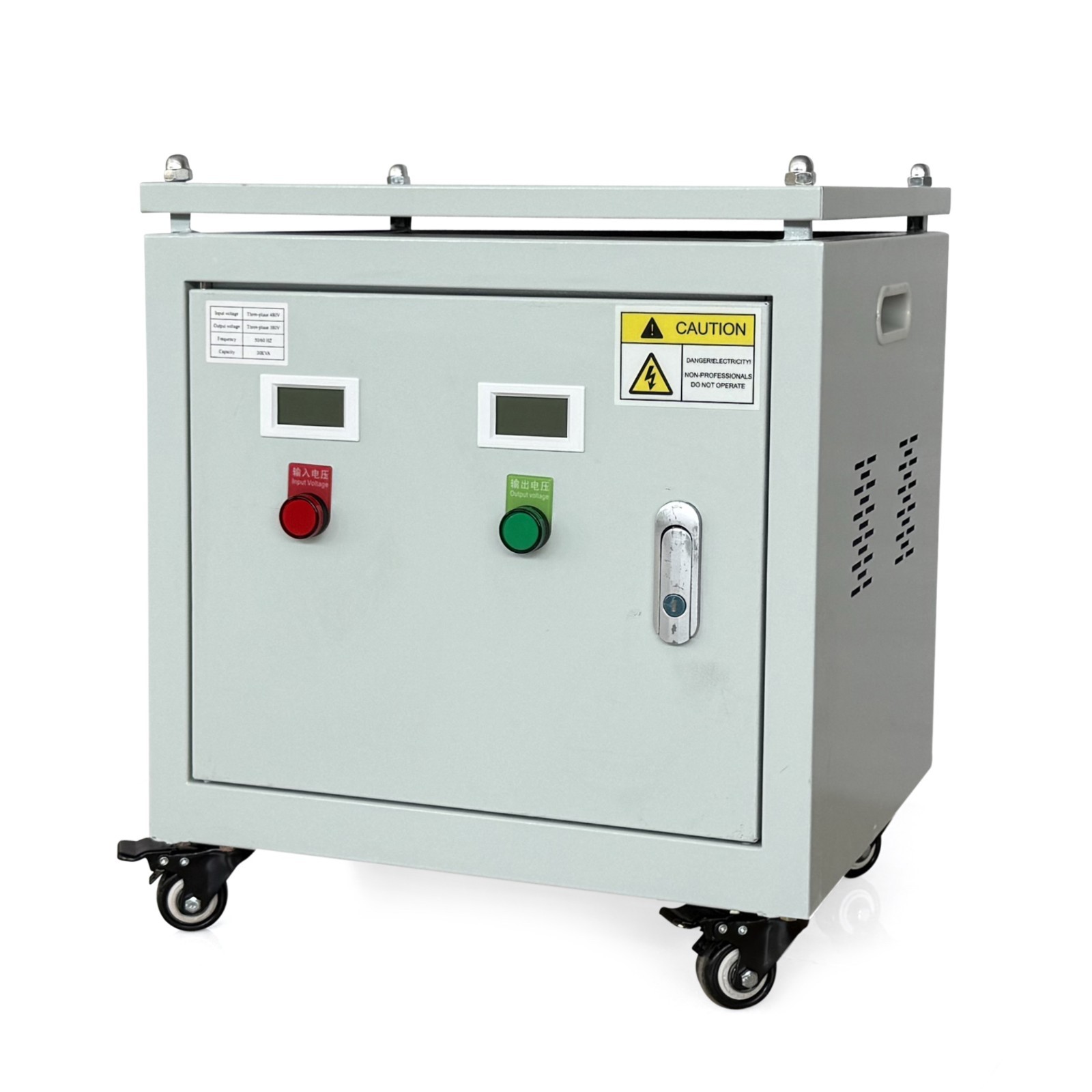 30kVA Step Up Transformer 240V to 480V Industrial Power Converter - NEW