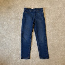 Levi's Girls Pull-On Jegging Jeans 6X Blue Stretch Denim Pockets Slim Fit
