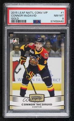 2015 Leaf National Convention Gold 49/100 Connor McDavid #01 Rookie RC 1d0j