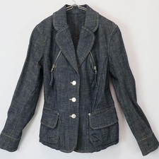 Vivienne Westwood Red Label Love Jacket denim rare size 3/L Indigo Blue SK1764